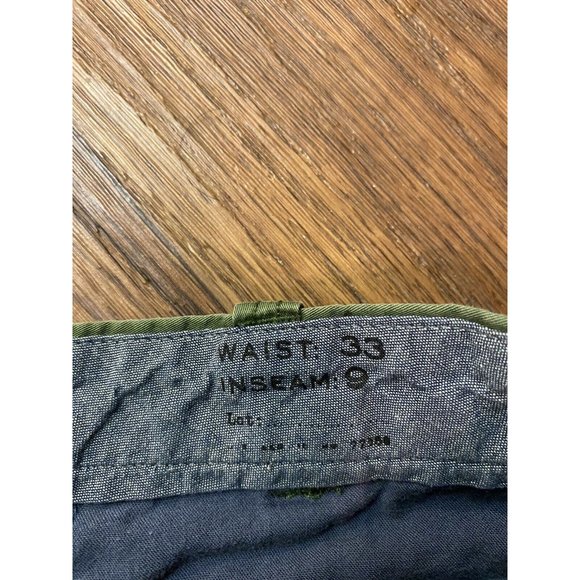 J Crew Stretch Chino Tech Flex Shorts Casual Flat Front Mens Size 33 - Picture 2 of 4